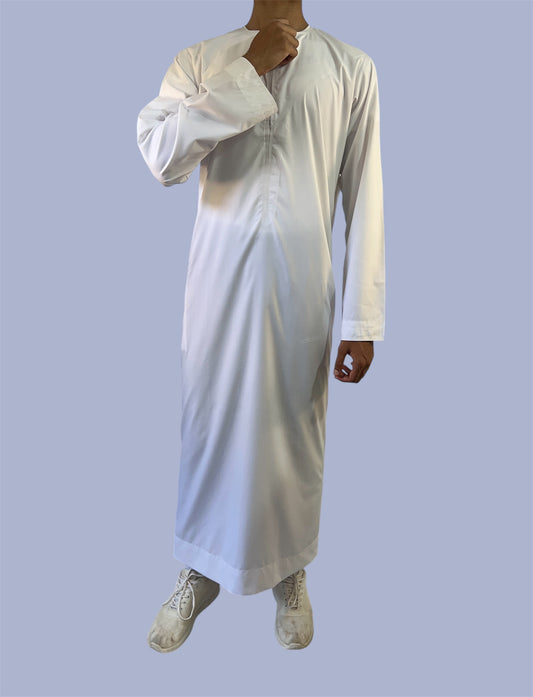 Premium Emirati Thobe - White