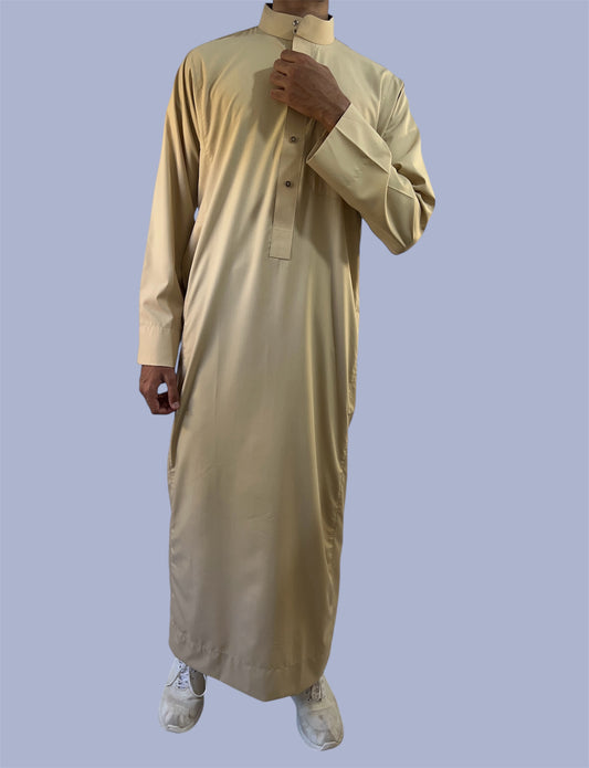 Premium Traditional Thobe - Gold