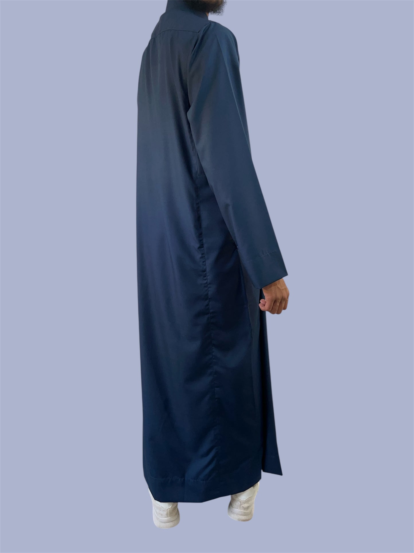 Premium Traditional Thobe - Navy Blue