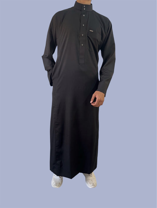 Premium Traditional Thobe - Black