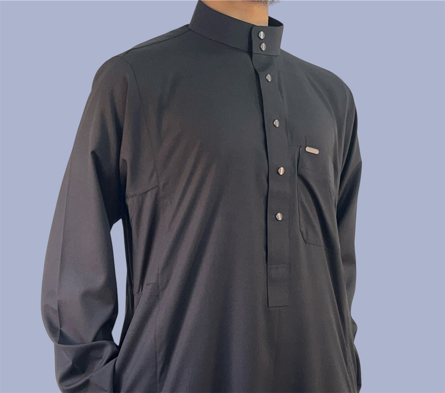 Premium Traditional Thobe - Black
