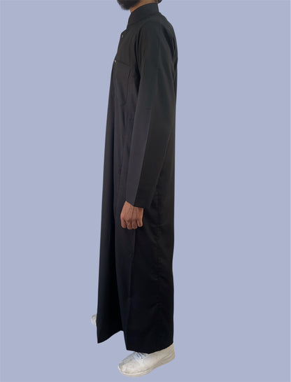 Premium Traditional Thobe - Black