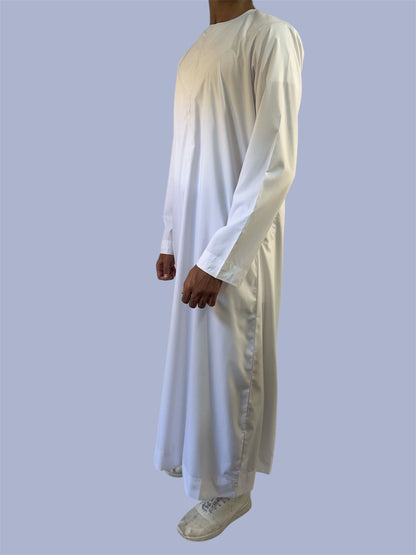 Premium Emirati Thobe - White