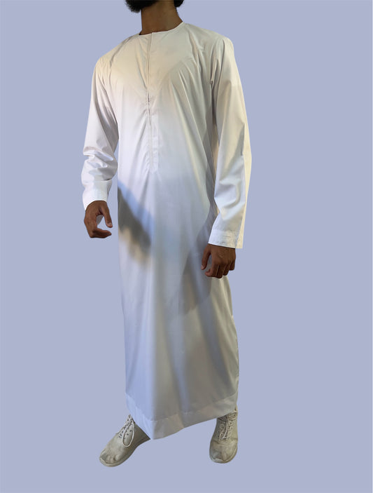 Premium Emirati Thobe - White