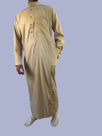 Premium Traditional Thobe - Gold