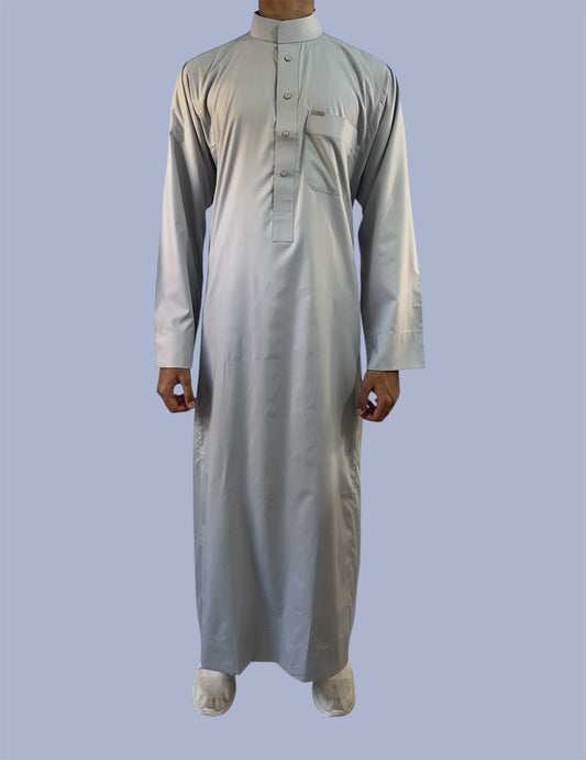 Premium Traditional Thobe - Gray