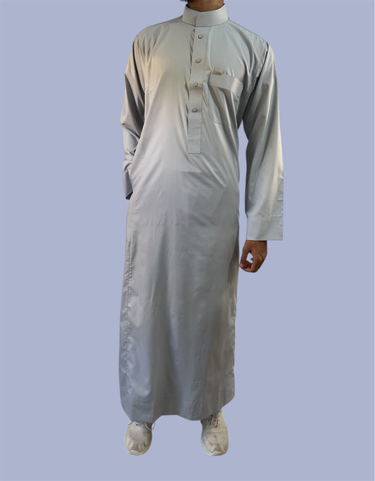 Premium Traditional Thobe - Gray